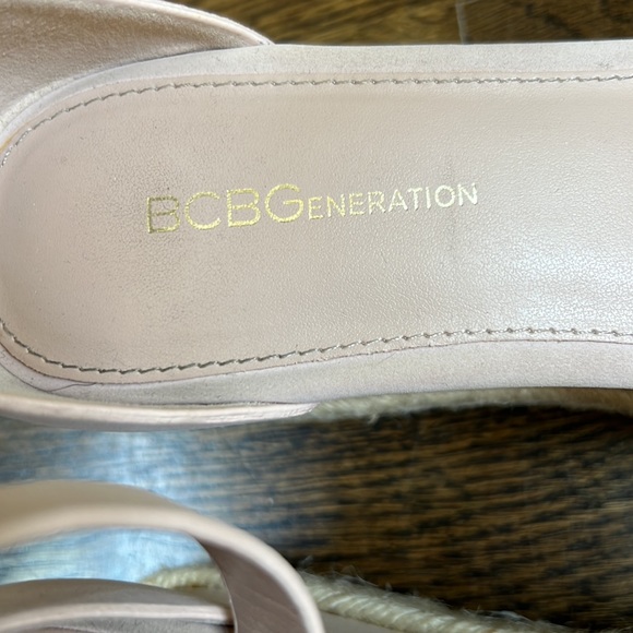 BCBG Addie Ankle Strap Espadrilles Size 9 - Picture 7 of 7